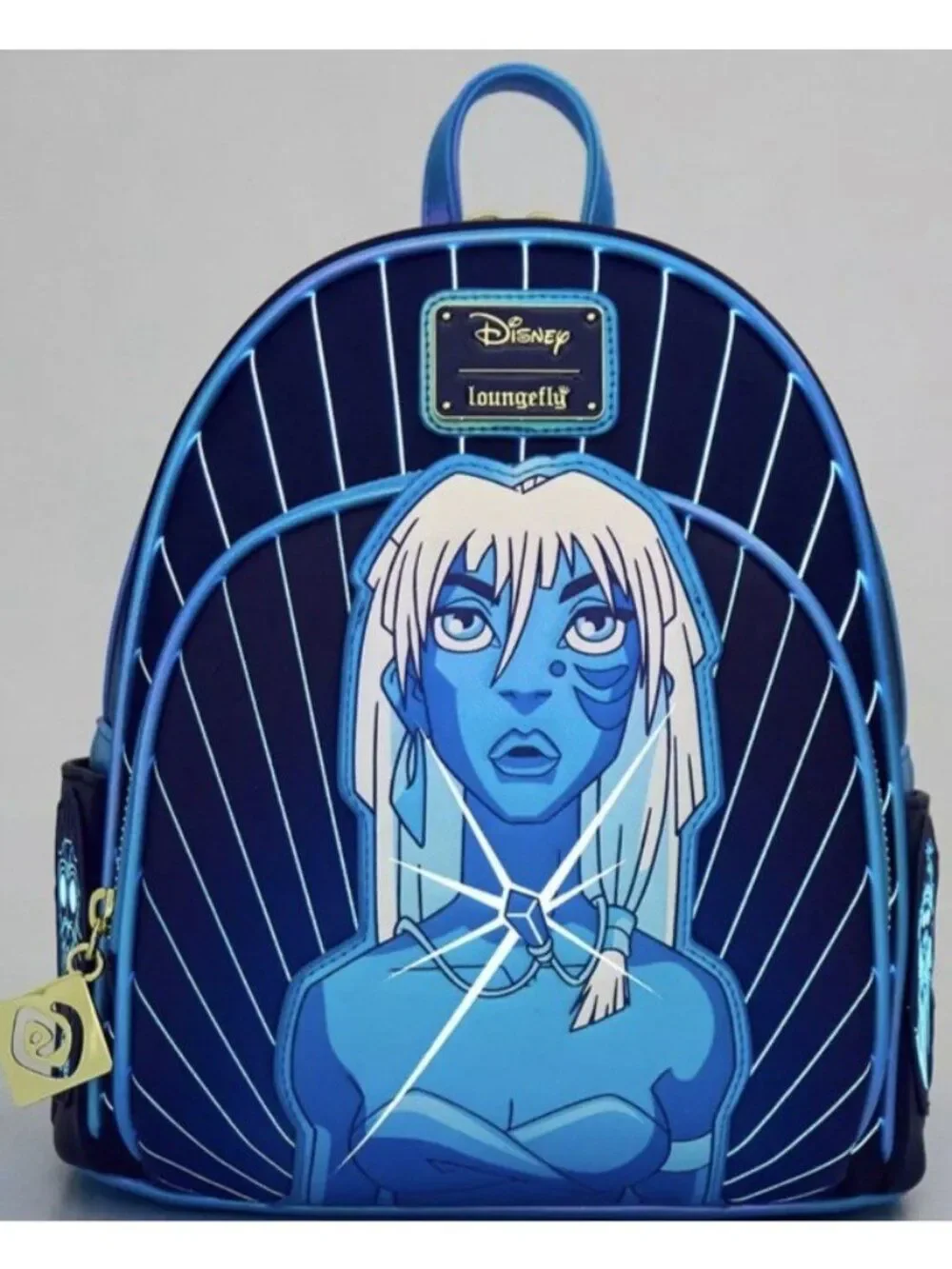 Loungefly Disney Atlantis The Lost Empire Kida Glow in Dark Mini Backpack NWT